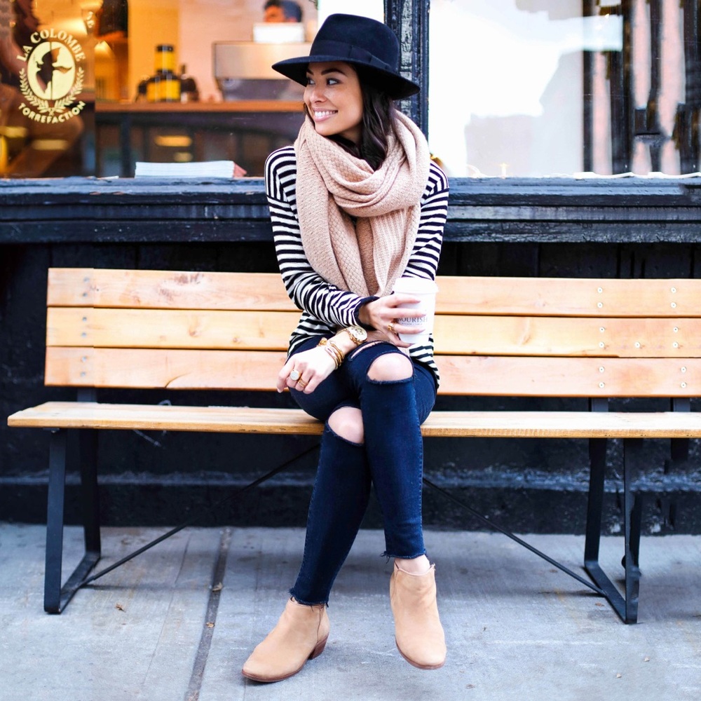 Cashmere wrap scarf